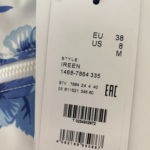 BOGNER FIRE + ICE X LOVE SHACK FANCY Women's Ireen Blue Floral Ski Pants 8 NWT - Picture 9 of 9